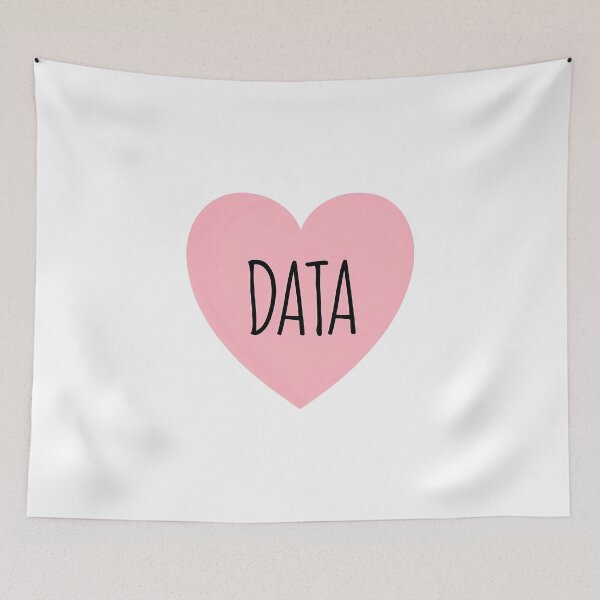 Item preview, I Heart Data  designed and sold by CharmStudio.