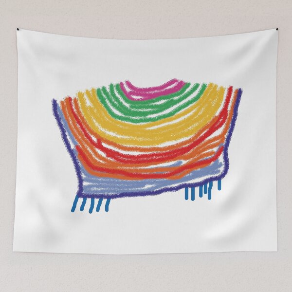 Item preview, Rainbow Poncho. designed and sold by EunsooLee.