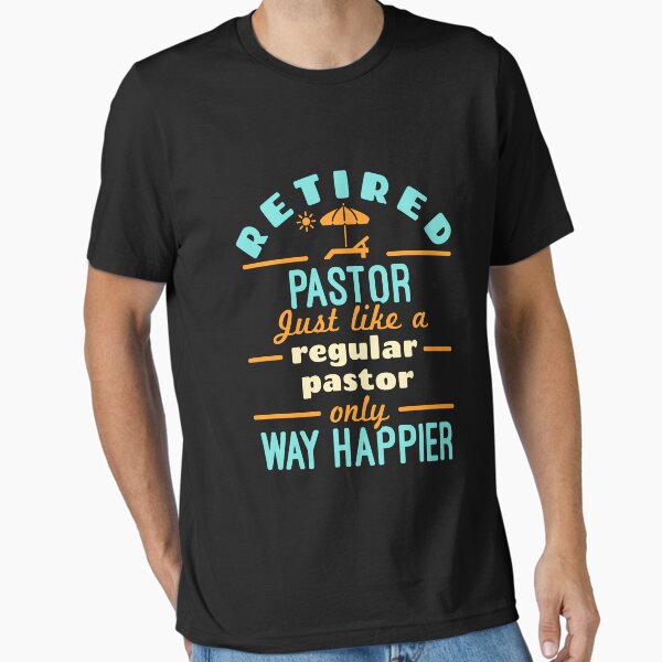Item preview, Retired Pastor Preacher Retirement Funny Happier designed and sold by jaygo.