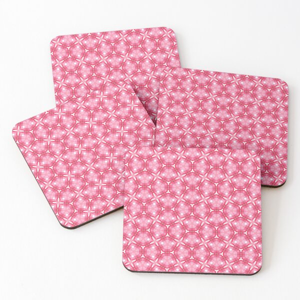 Item preview, Pink Flower and Geometric shape Seamless Pattern designed and sold by shazdesign24.