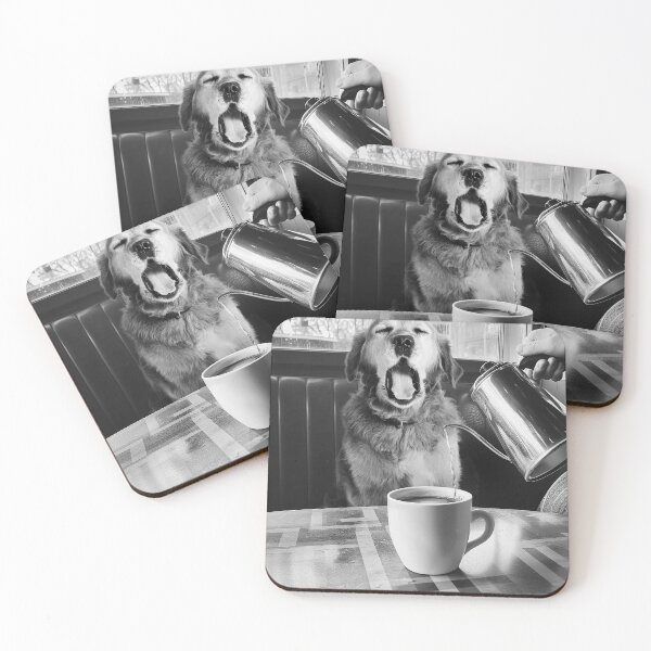 Item preview, Vintage Yawning Dog designed and sold by SurfolioPrints.