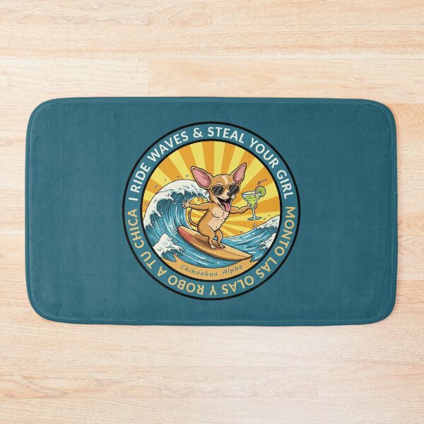 Item preview, Chihuahua Alpha: Ride Waves Steal Girl designed and sold by KiwiRider.