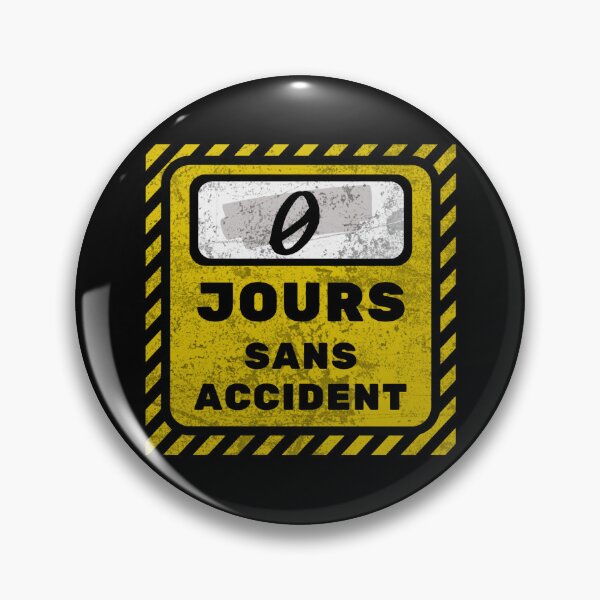 Item preview, Funny Grunge Workplace Warning Sign in French designed and sold by TackyTime.