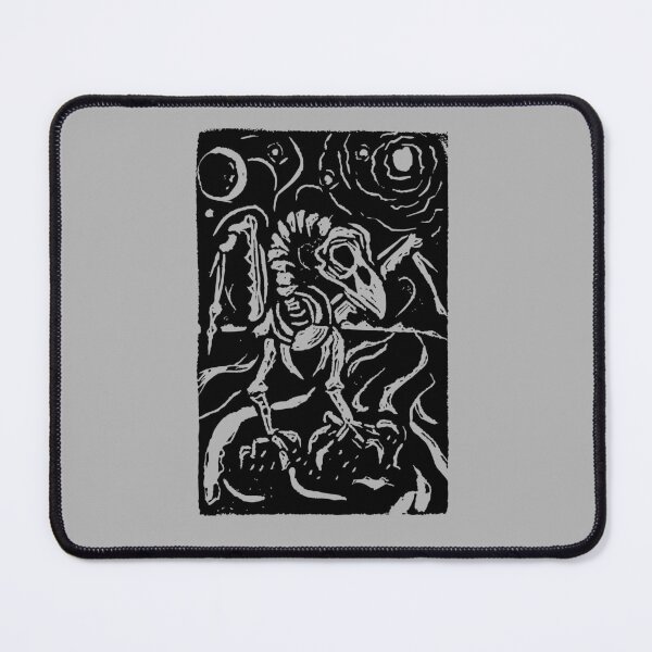 Item preview, Eagle Skeleton Linocut Print designed and sold by Radial Designs.