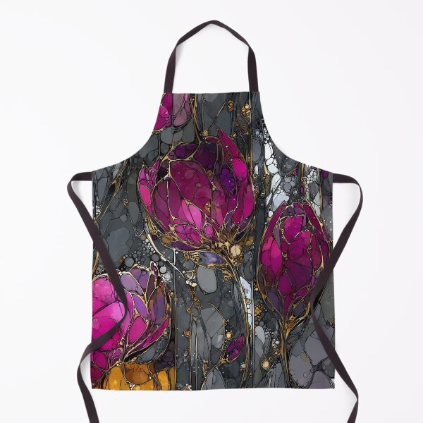 Item preview, Magenta Rose Fantasy Art Nouveau Floral Pattern — Gold Decorative Design designed and sold by Verbul.