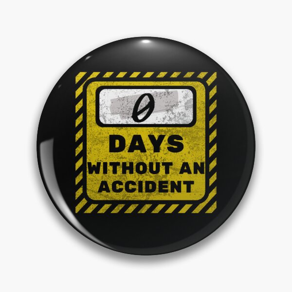 Item preview, Funny Grunge Workplace Warning Sign Accident  designed and sold by TackyTime.