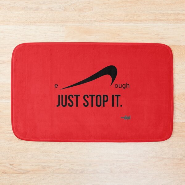 Item preview, enough Just Stop It (B/r) designed and sold by Dorothy Ogda Laxton.