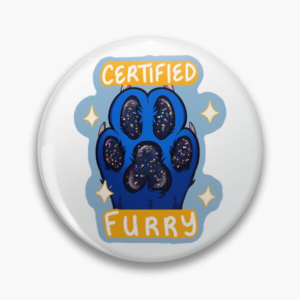 Item preview, Certified Furry - Blue designed and sold by Mawz N Pawz.