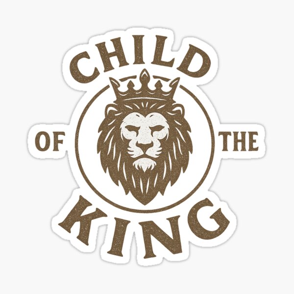 Item preview, Child of the King – Crowned Lion Emblem designed and sold by dessertcruzing.