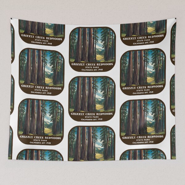 Item preview, Vintage Grizzly Creek Redwoods State Park (California State Park) designed and sold by RabbitK.