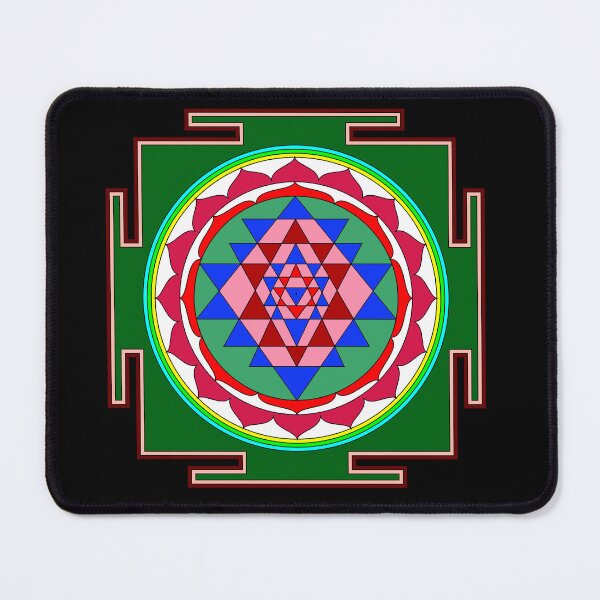 Item preview, Auspicious Sri Yantra - Contrasting background #1 designed and sold by simpleones.