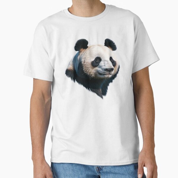 Vista previa del artículo con la obra «cabeza de panda», diseñado y vendido por Designs-2-The-T.