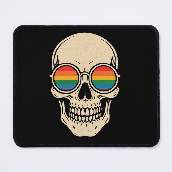 Item preview, Pride Skull with Rainbow Sunglasses LGBTQ Design designed and sold by haitrieuic96.