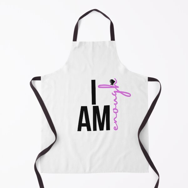 Item preview, I Am Enough Vertical Quote Sticker – Positive Affirmation Self Love Design designed and sold by quietsouls.