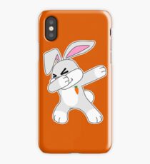 Dabbing Easter Bunny iPhone Case