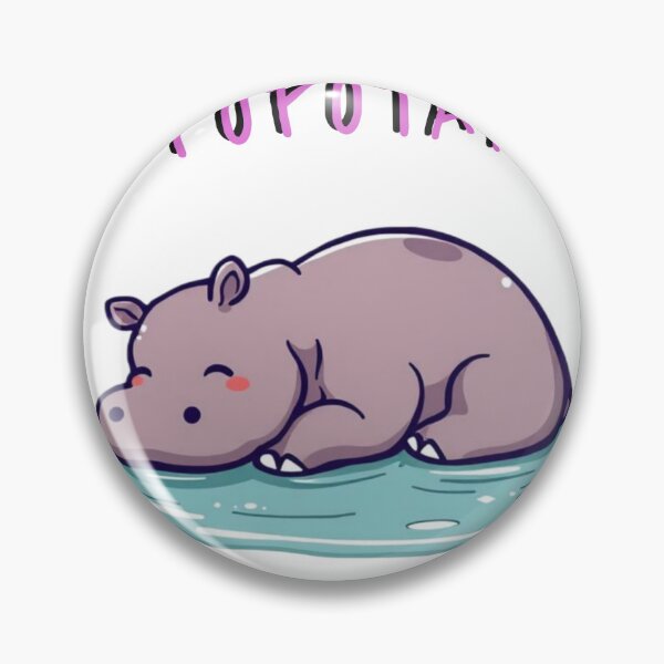 Item preview, hippopotamus designed and sold by SanchillShop.