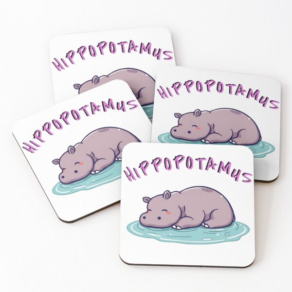 Item preview, hippopotamus designed and sold by SanchillShop.