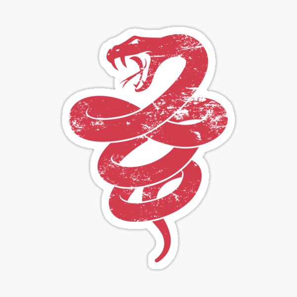 Item preview, Cobra In Vintage Red designed and sold by Pudding Imagines.