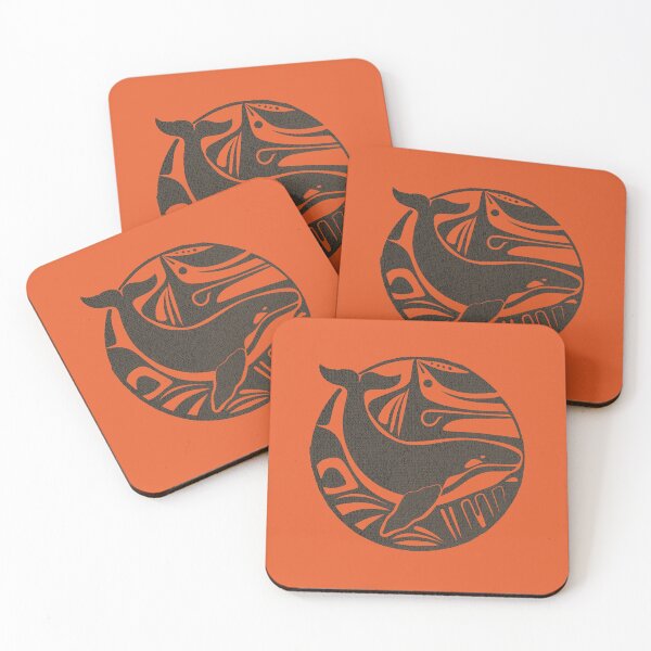 Item preview, Gray Tribal Whale Orca Logo designed and sold by TackyTime.