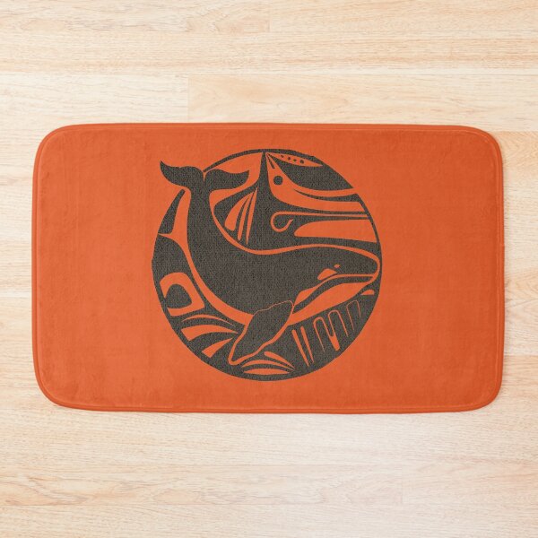 Item preview, Gray Tribal Whale Orca Logo designed and sold by TackyTime.