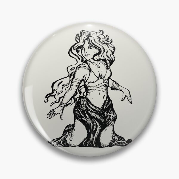 Item preview, Hand Drawn Tattoo Style Bellydancer designed and sold by LauraCoxArt.