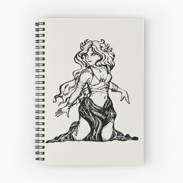 Item preview, Hand Drawn Tattoo Style Bellydancer designed and sold by LauraCoxArt.