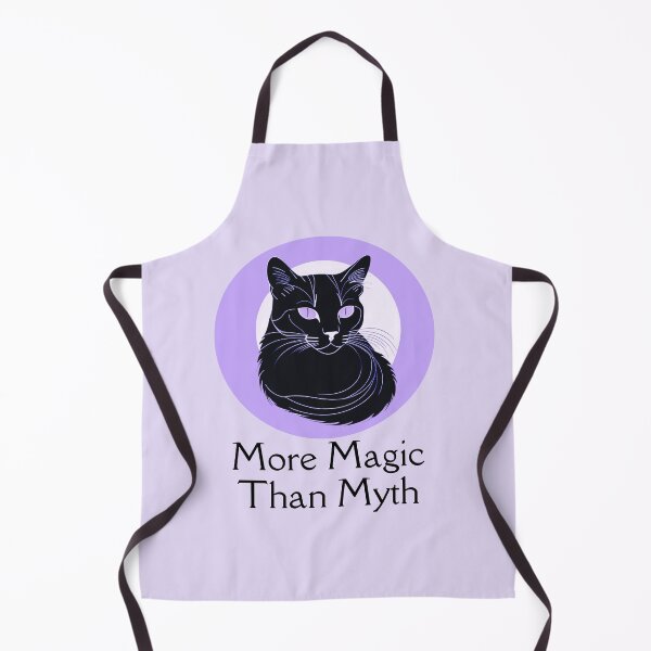 Item preview, Magic Black Cat in Lavender designed and sold by DelynCreates.