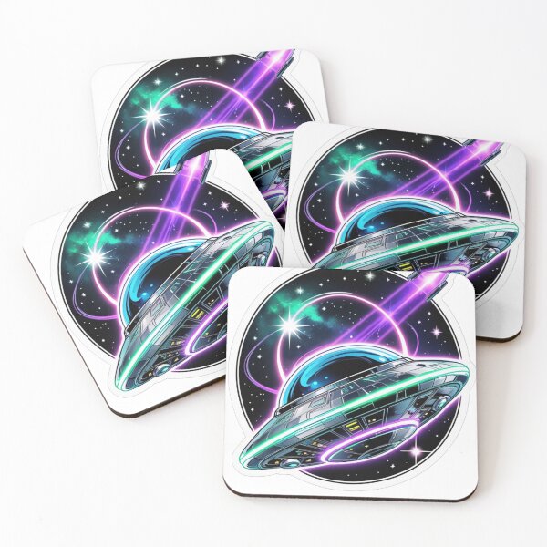Item preview, Futuristic UFO Vector Sticker Art Design designed and sold by Dew's.