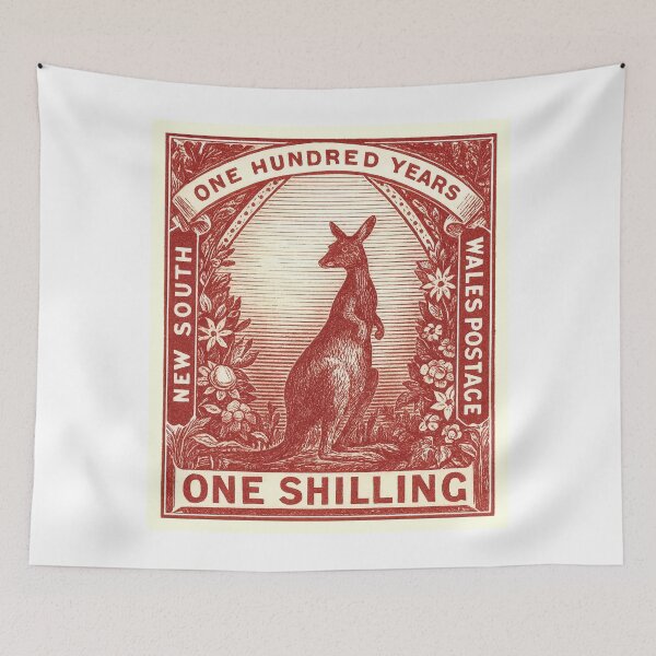 Item preview, 1905 Australia Kangaroo Postage Stamp designed and sold by retrographics.