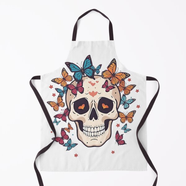 Item preview, Skull and butterfly designed and sold by SanchillShop.