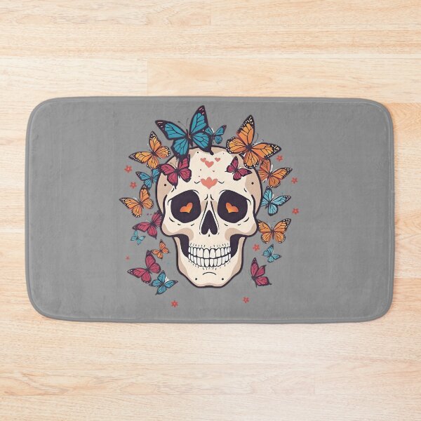 Item preview, Skull and butterfly designed and sold by SanchillShop.