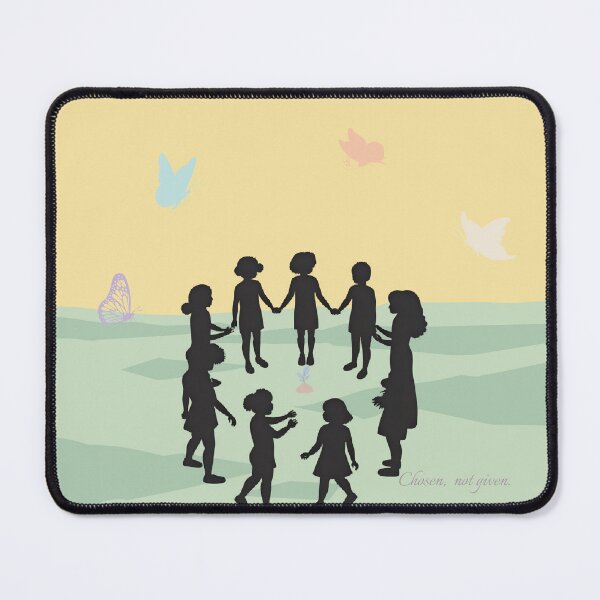 Item preview, Chosen Not Given – LGBTQ Found Family Soft Print designed and sold by KWkindwaves.