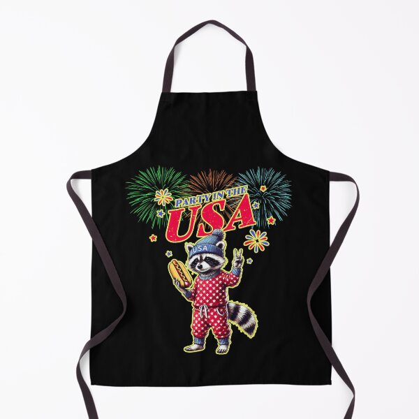 Item preview, Party In The Usa 4th Of July Raccoon designed and sold by WoodburyLake.