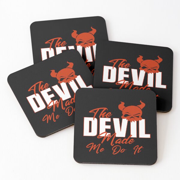 Item preview, The Devil Made Me Do It / Funny Devil s  designed and sold by TheEndDesign.