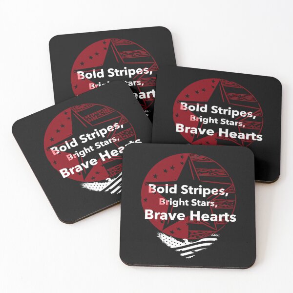 Item preview, Bold Stripes, Bright Stars, Brave Hearts T-Shirt designed and sold by SWJPtshirts.