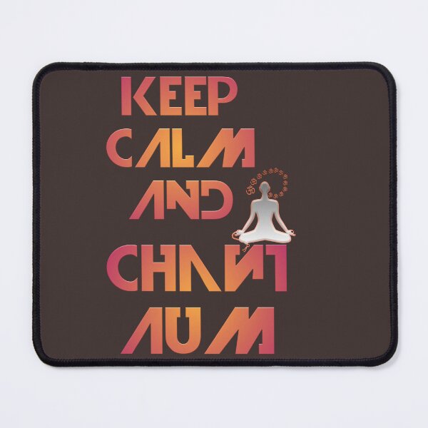Item preview, Keep Calm and Chant AUM designed and sold by Craft-Qasba .