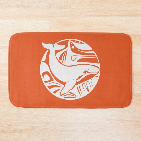 Item preview, White Tribal Tattoo Whale Orca Logo designed and sold by TackyTime.