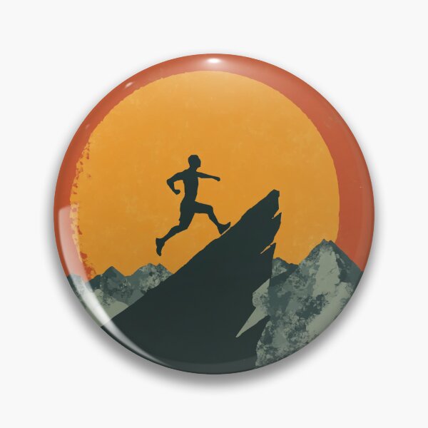Item preview, Trail Runner at Dawn – Mountain Ridge Adventure  designed and sold by TheLongRun.