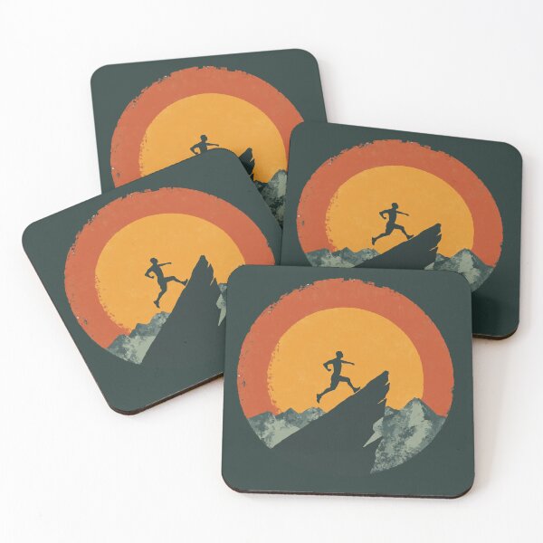 Item preview, Trail Runner at Dawn – Mountain Ridge Adventure  designed and sold by TheLongRun.