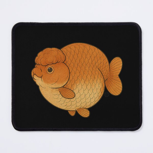 Item preview, Ranchu Goldfish - Japanese Goldfish - Vintage Japanese Style Kingyo designed and sold by Kabuji Store.