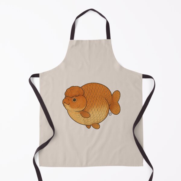 Item preview, Ranchu Goldfish - Japanese Goldfish - Vintage Japanese Style Kingyo designed and sold by Kabuji Store.