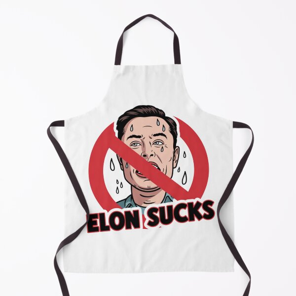 Item preview, Anti Elon Tesla Bumper Elon Sucks designed and sold by syedmaaz.