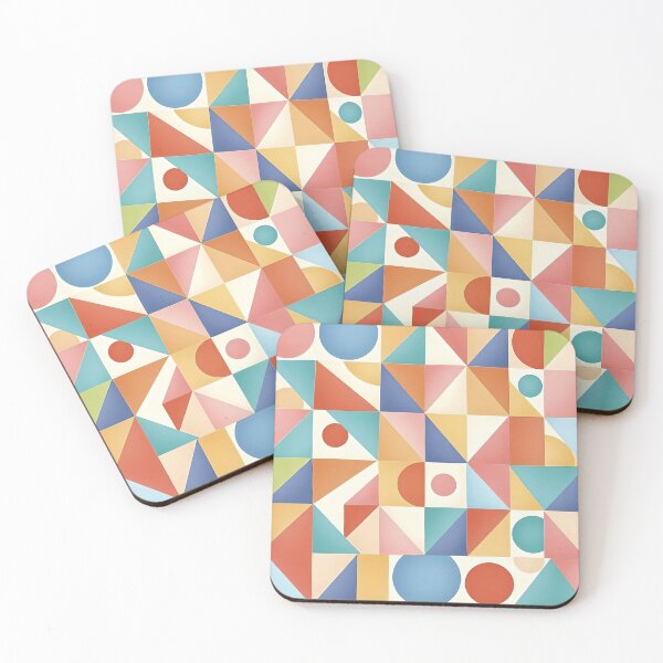 Item preview, Multicolored geometric art designed and sold by SanchillShop.