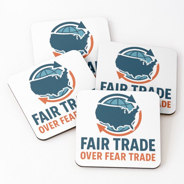 Item preview, Fair Trade Over Fear Trade. U.S. Trade Advocacy Logo for T-Shirts designed and sold by Artivio2025.