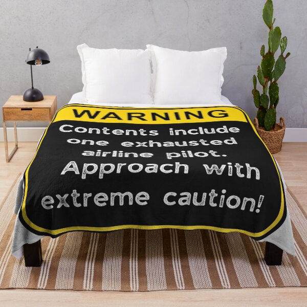 Item preview, Funny Airline Pilot Warning Sign – Exhausted Pilot Caution Road Sign designed and sold by Fredster1966.