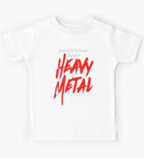 Woke Up To The Sweet Sound Of HEAVY METAL Kids Tee