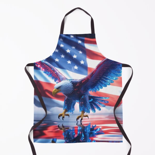 Item preview, Eagle Flying Holiday Decor American Eagle also Jigsaw Puzzles #FourthOfJulyArt designed and sold by Spectime.