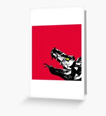 red dragon Greeting Card