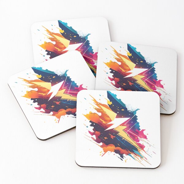 Item preview, Colorful lightning explosions designed and sold by SanchillShop.