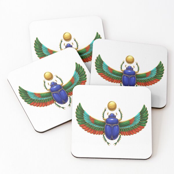 Item preview, Golden Winged Scarab – Ancient Egyptian Symbol of Rebirth designed and sold by KnzSHOPPING.